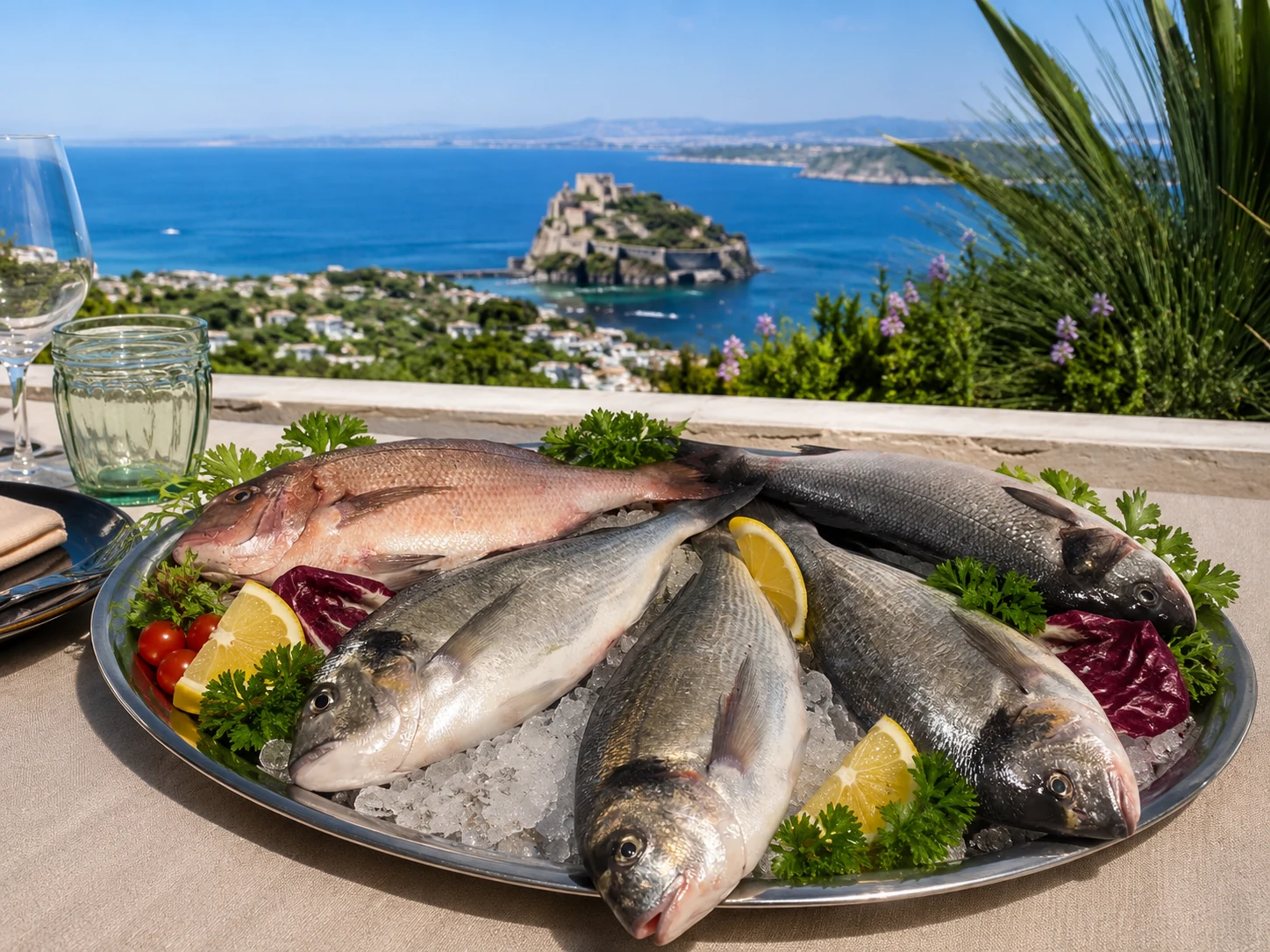 Pescato fresco del giorno – Barracuda Restaurant Ischia