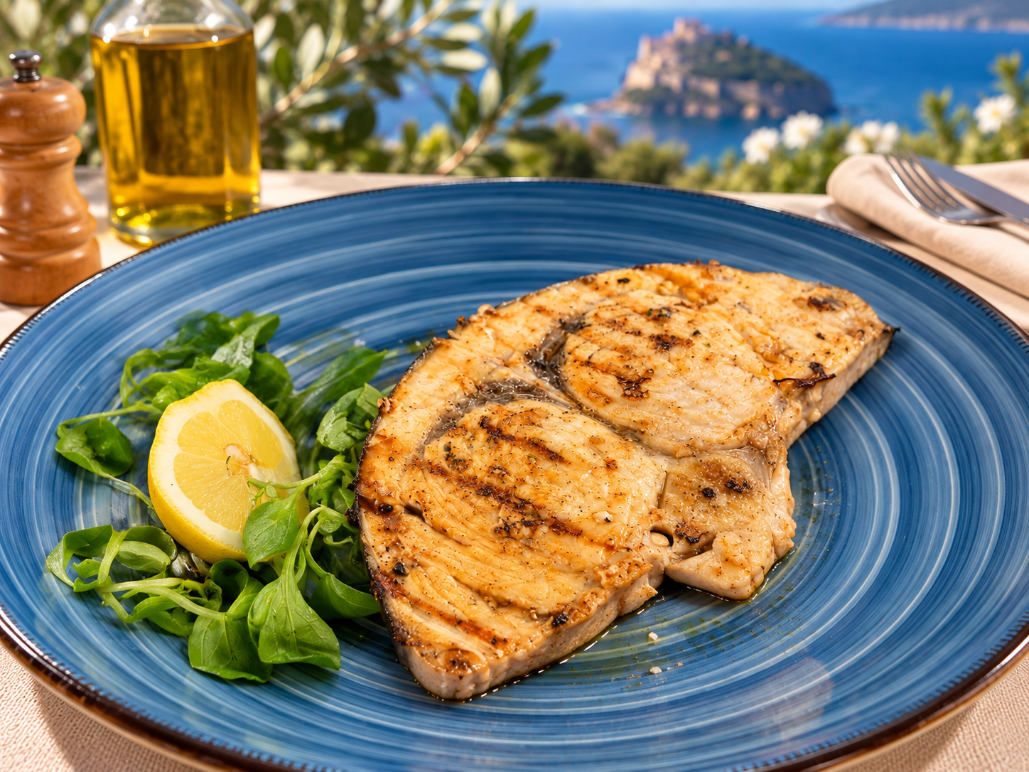 Pesce spada alla griglia – Barracuda Restaurant Ischia
